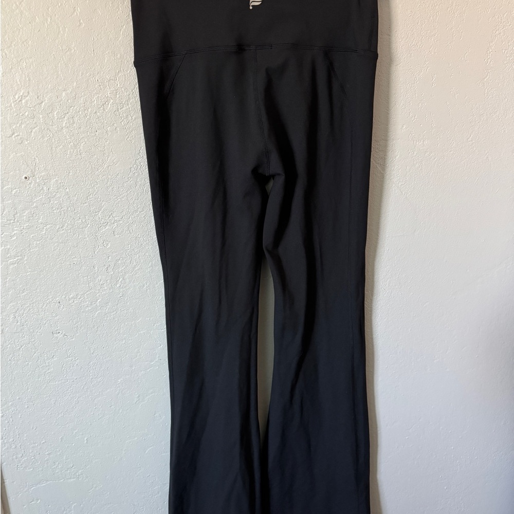 Black Women's Flared Pants - Picture 2 of 2